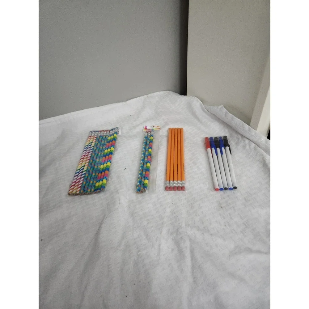 Trailmaker #2 Pencils Horizon Group Patterned Pencils and Ballpoint Pen Bundle